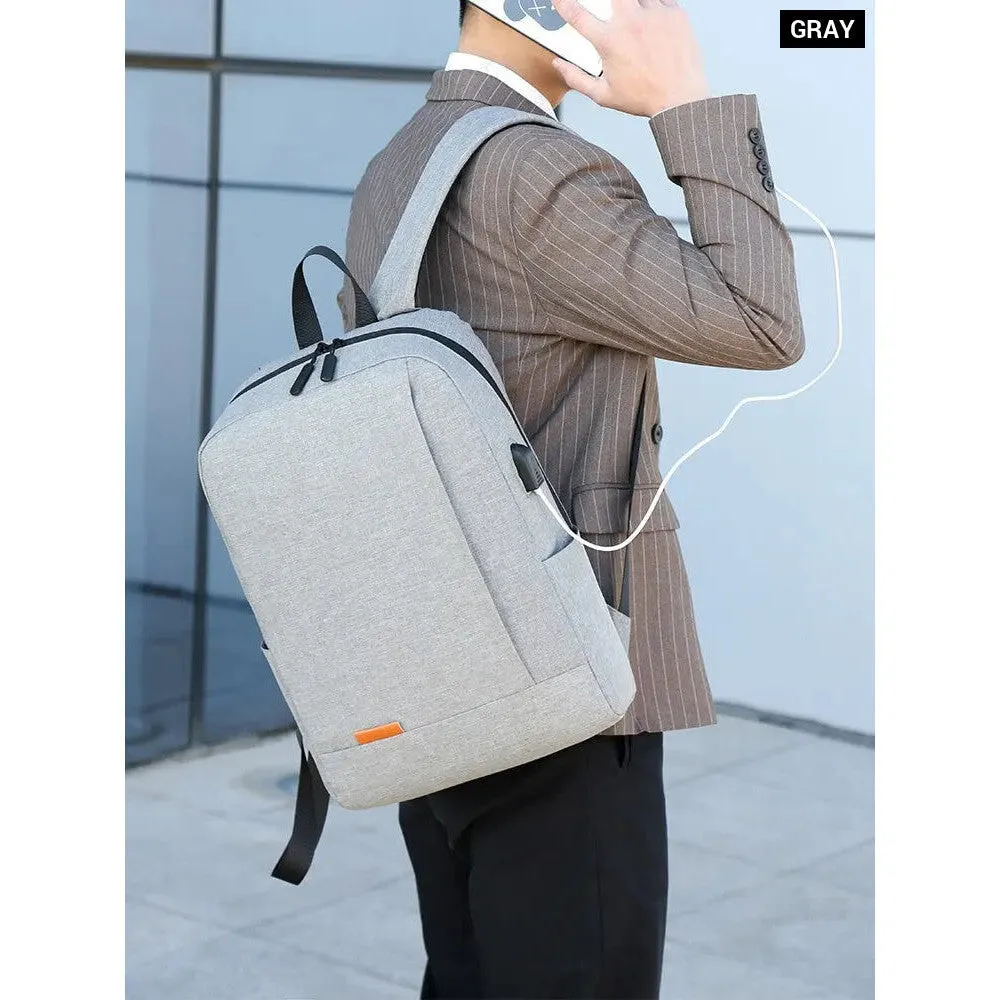15.6 Mens Business Backpack with Usb Charging