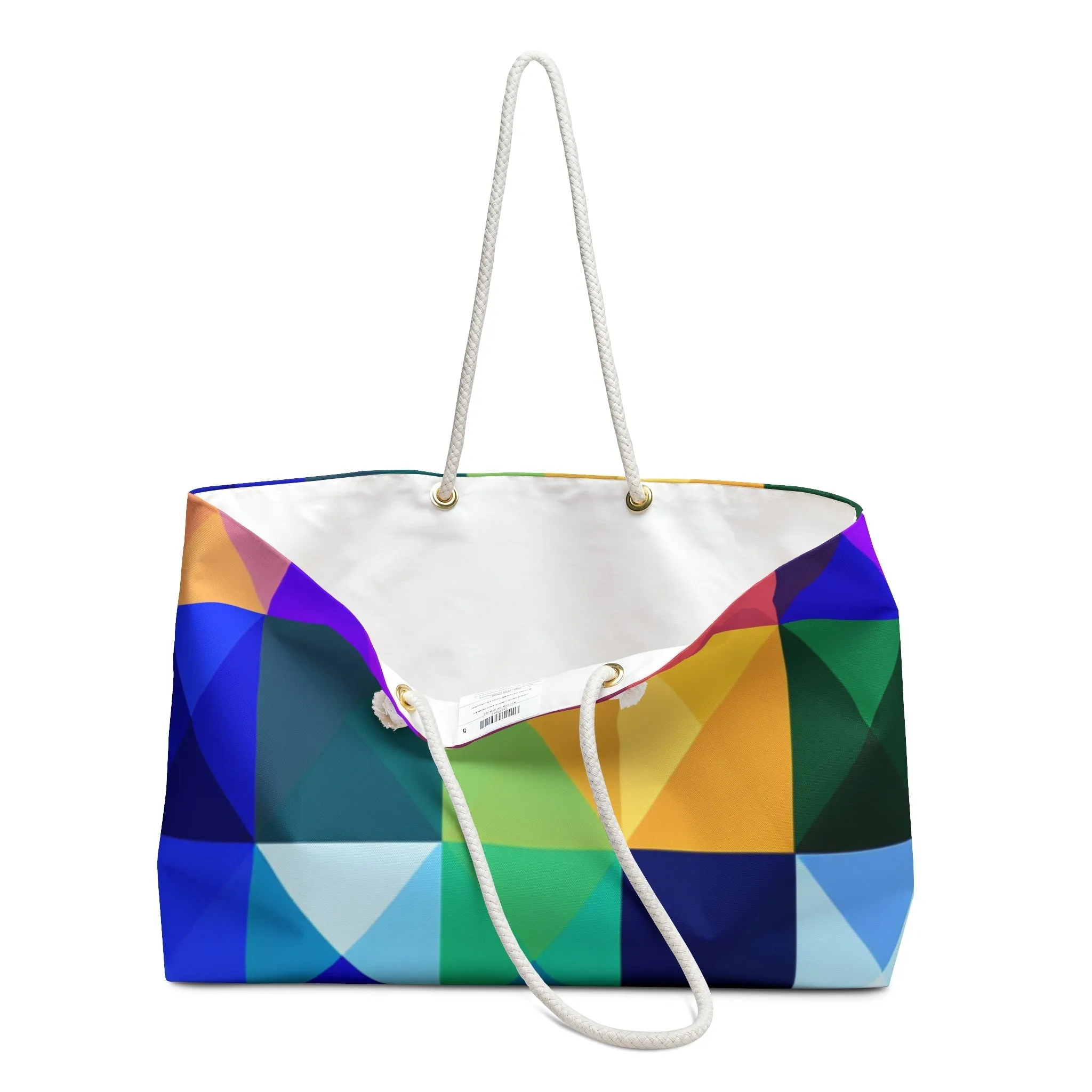 3D triangles shape Weekender Bag