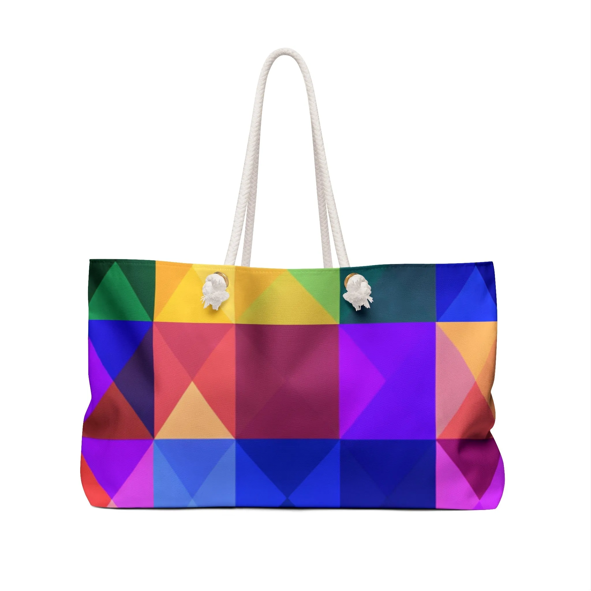 3D triangles shape Weekender Bag