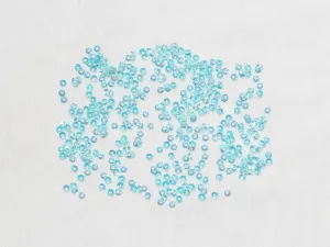 Aqua Blue Bowl Plastic Sequins - 3 mm