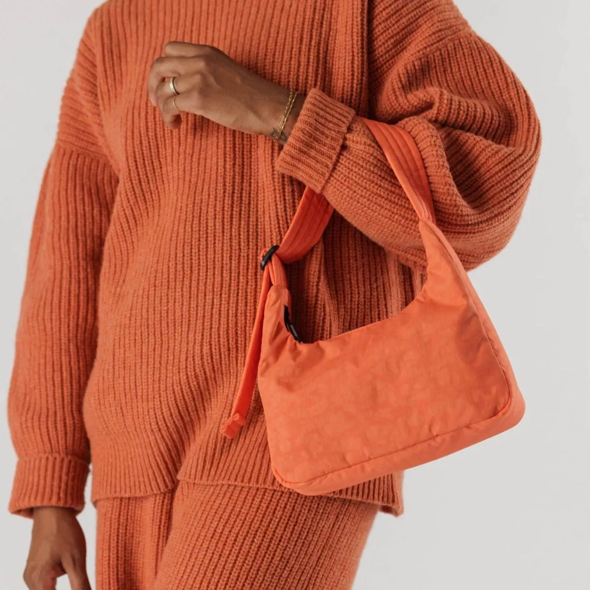 Baggu Mini Nylon Shoulder Bag in Nasturtium
