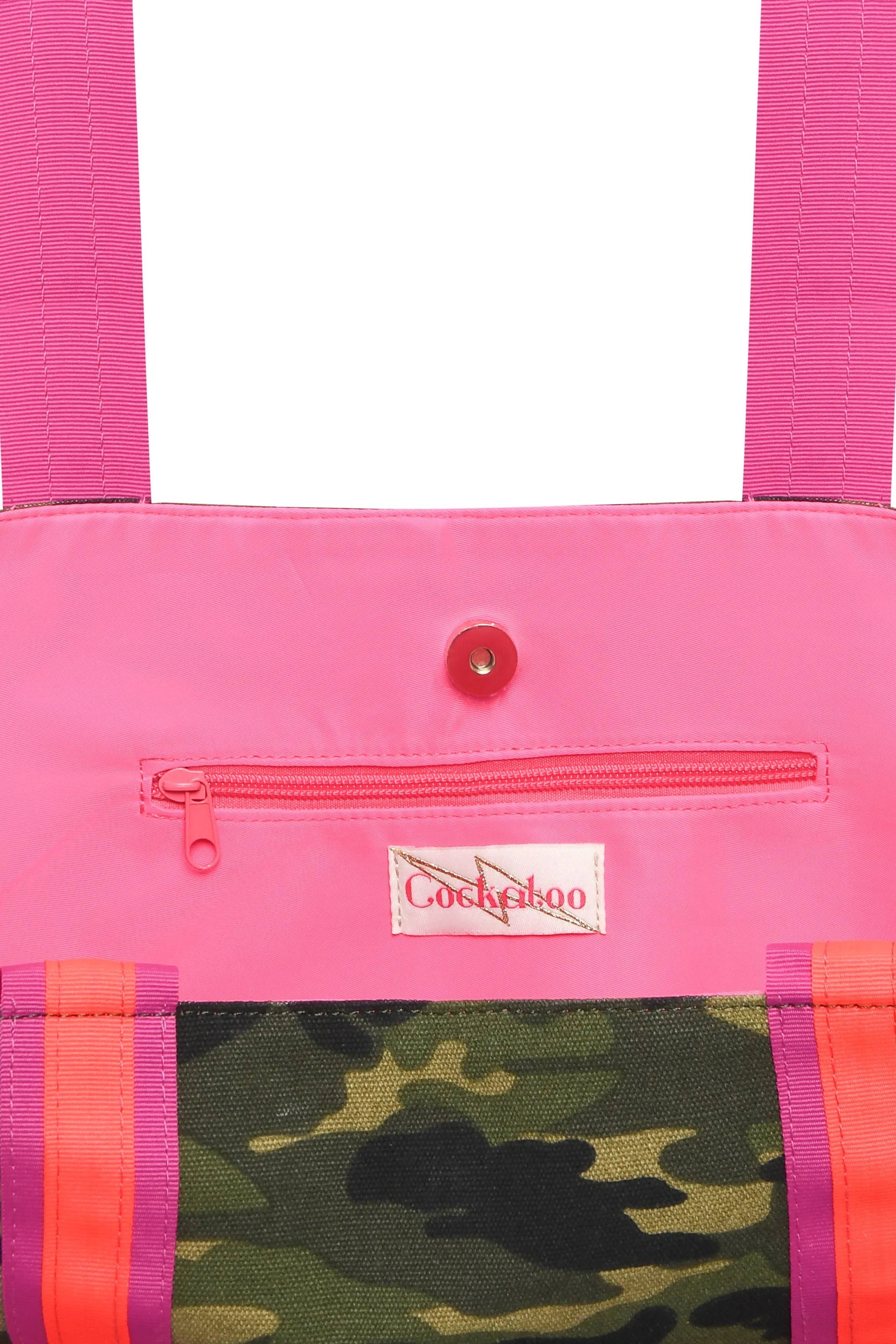 CAMO BEACH BAG