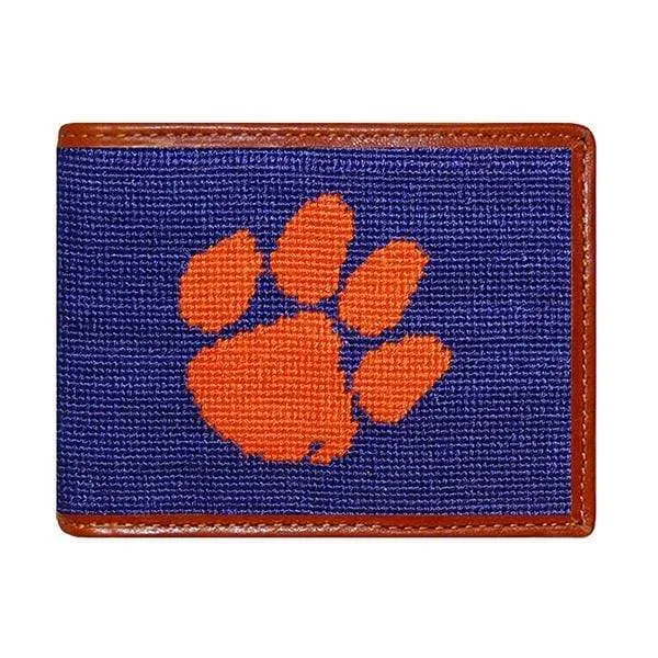 Clemson Needlepoint Bi-Fold Wallet