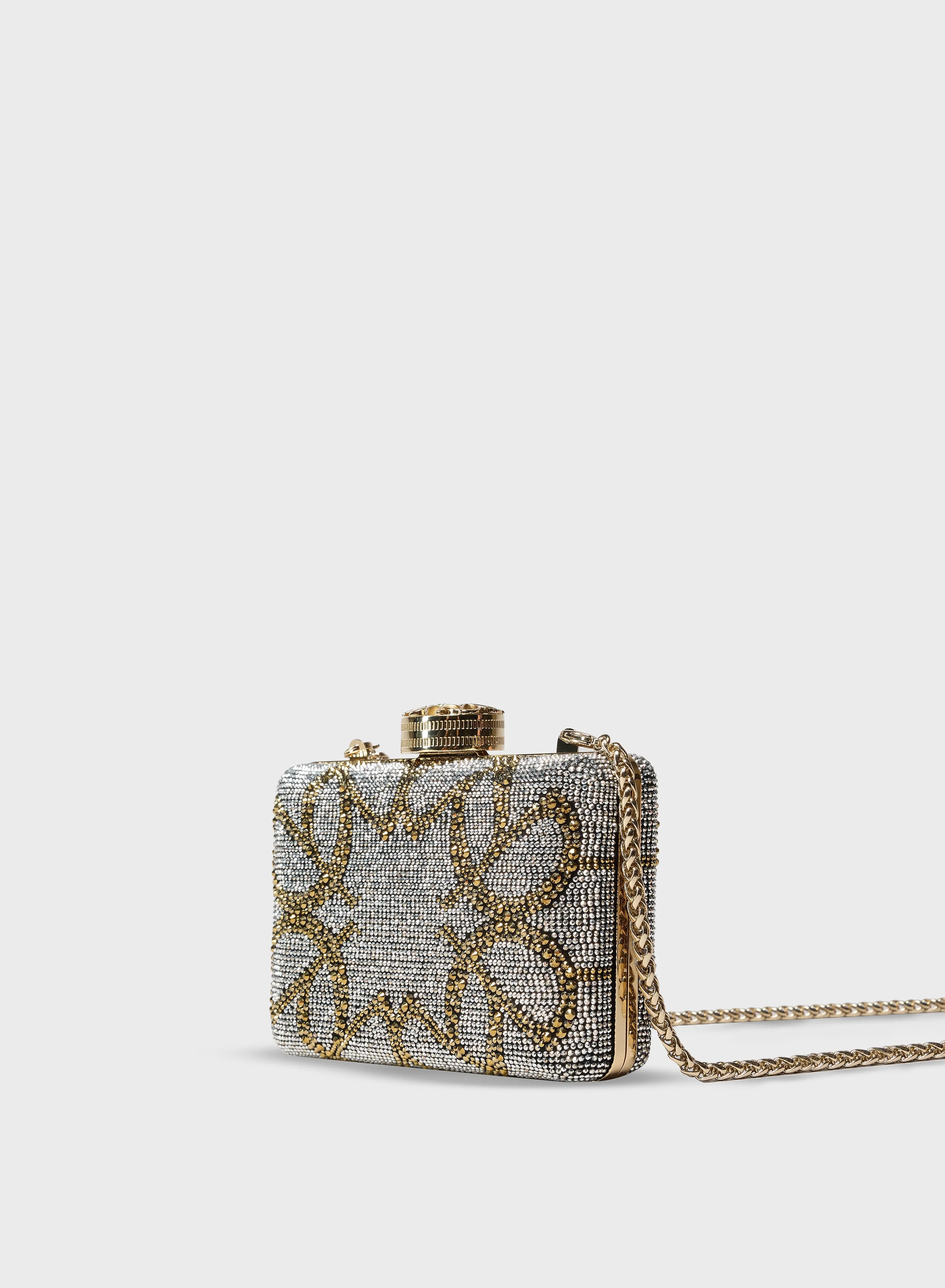 Crystal Embellished Minaudière
