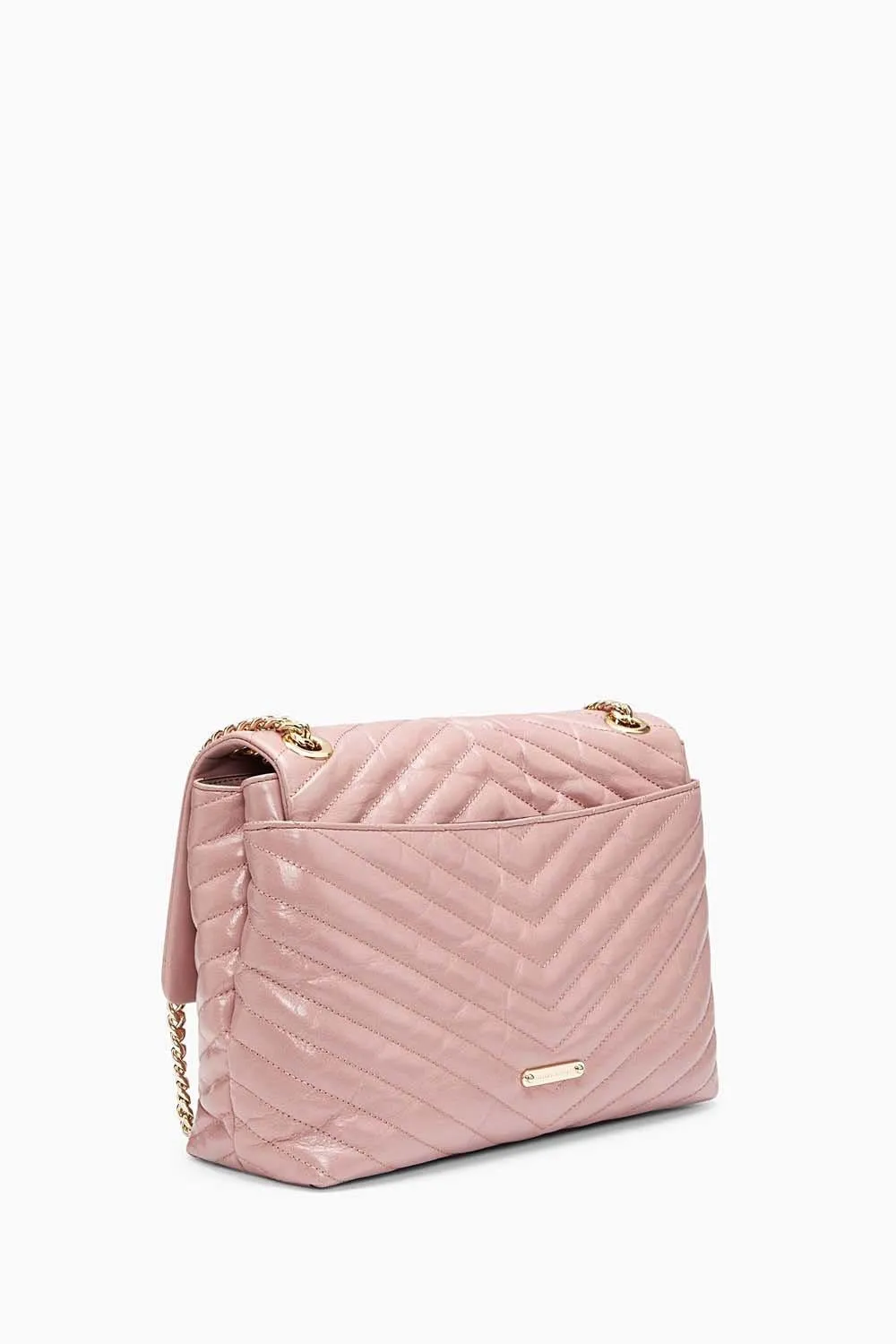 Edie Flap Shoulder Bag (Mink)