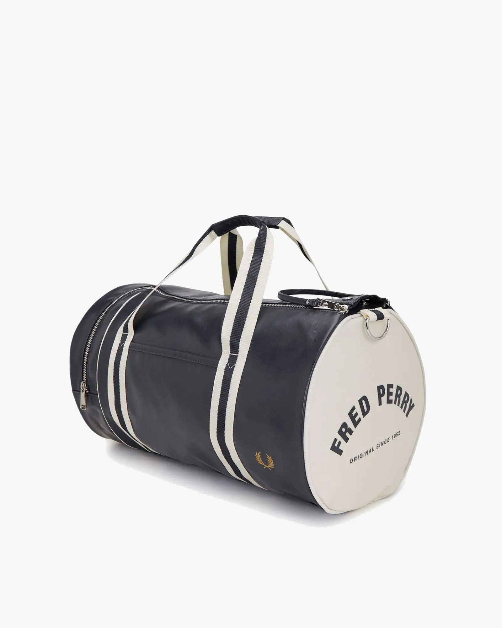 Fred Perry Classic Barrel Bag - Navy / Ecru