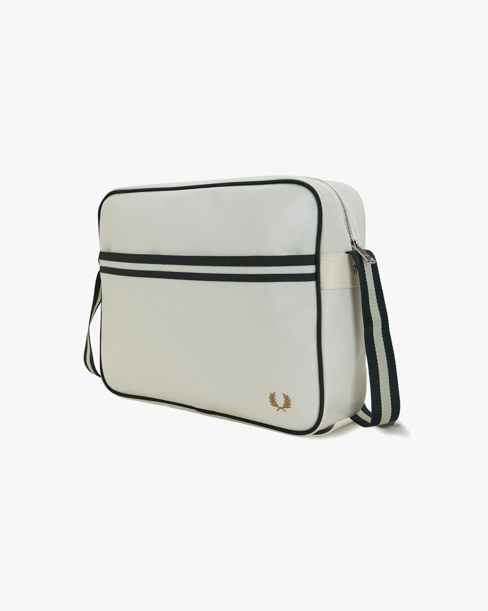 Fred Perry Classic Shoulder Bag - Ecru / Night Green