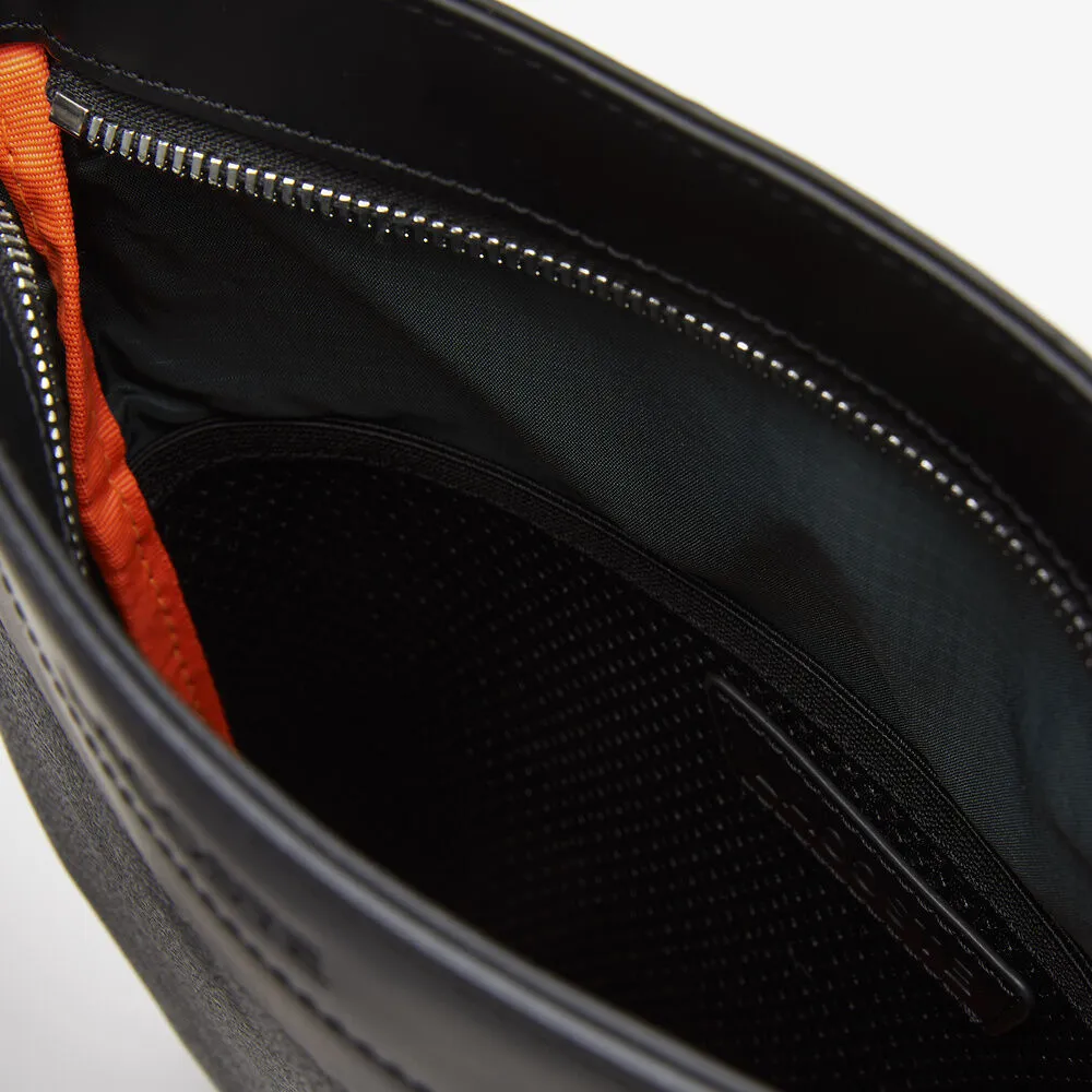 Lacoste Monogram Print Shoulder Bag