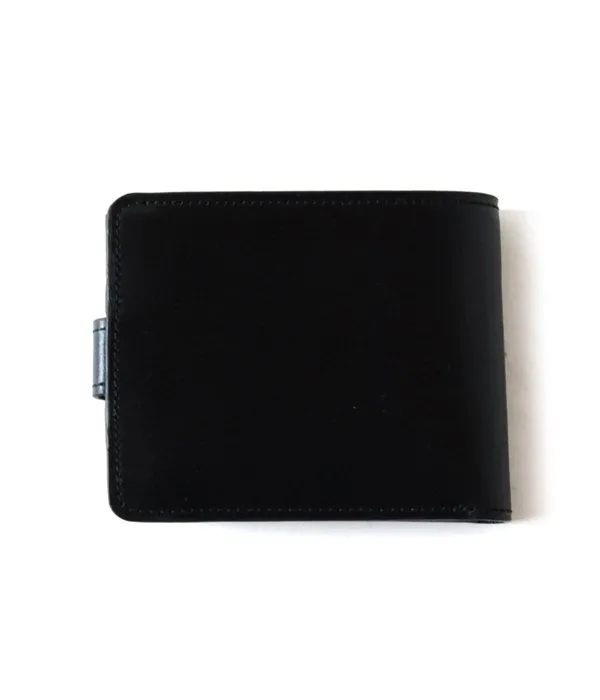 MARGARET HOWELL/BRIDLE LEATHER BI-FOLD WALLET(BLACK)