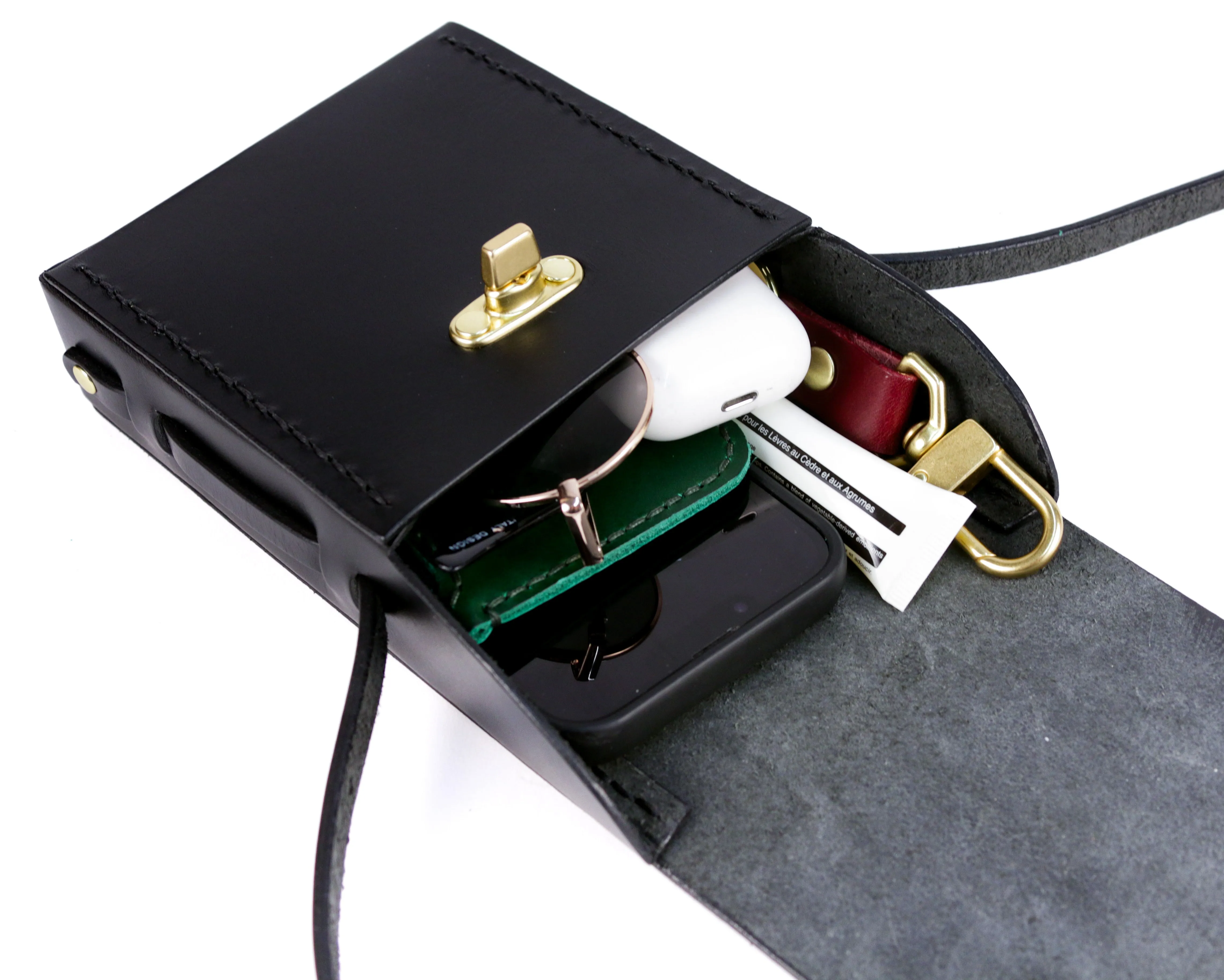 Emerald Mollison Crossbody Bag with Adjustable Strap