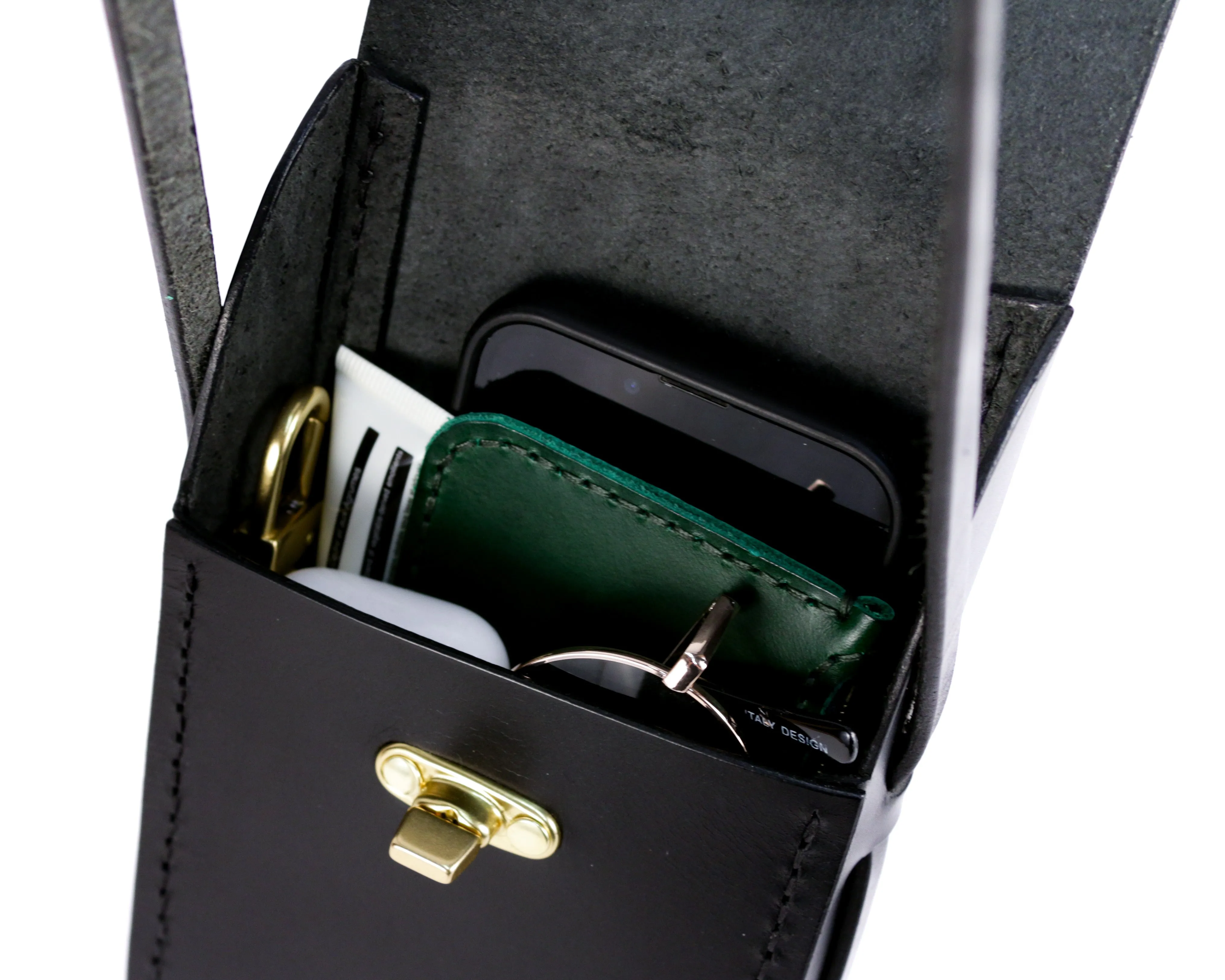 Emerald Mollison Crossbody Bag with Adjustable Strap