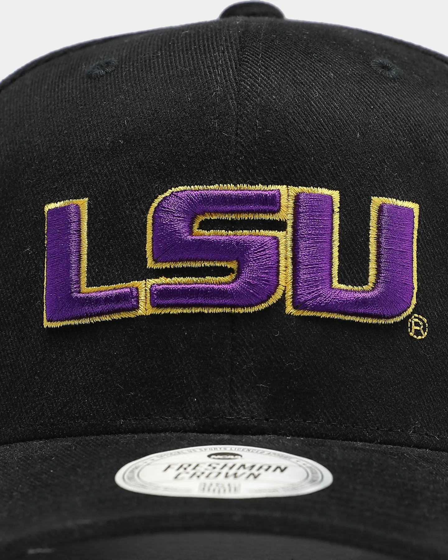 NATIONAL COLLEGIATE ATHLETIC ASSC LSU Tigers Freshman Crown Snapback Black