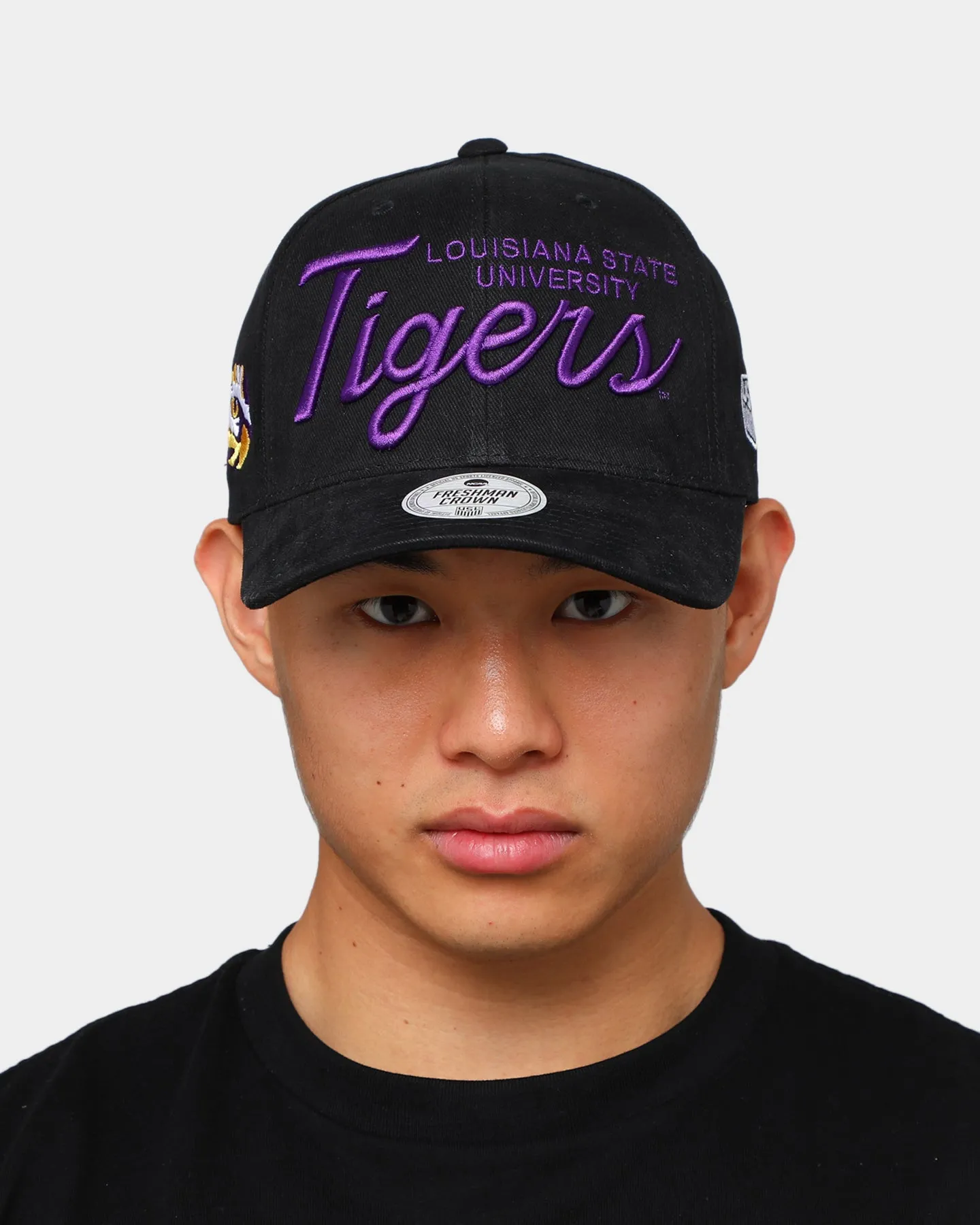 NATIONAL COLLEGIATE ATHLETIC ASSC LSU Tigers Freshman Crown Snapback Black/Purple