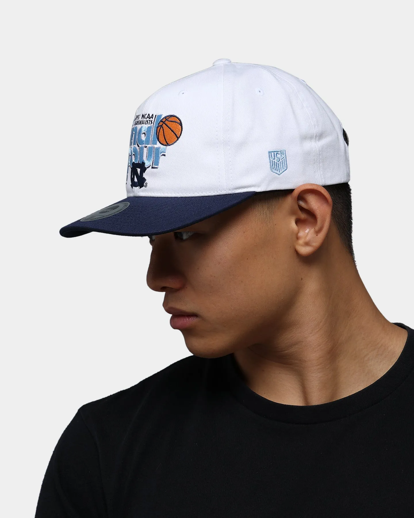National Collegiate Athletic ASSC North Carolina Tar Heels Final Four Snapback White