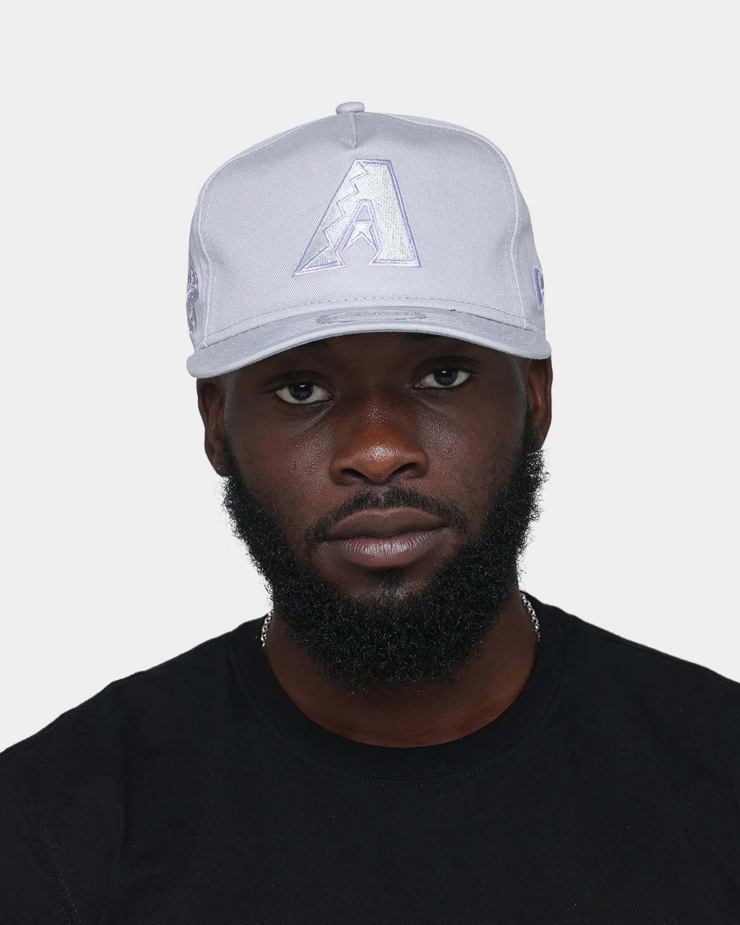 New Era Arizona Diamondbacks "Purple Smoke" Old Golfer Snapback Grey Lavender