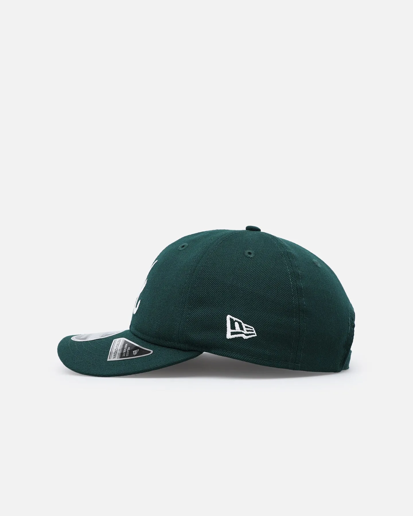 New Era Atlanta Braves 'Retro Crown Classic' 9FIFTY Retro Crown Strapback Dark Green