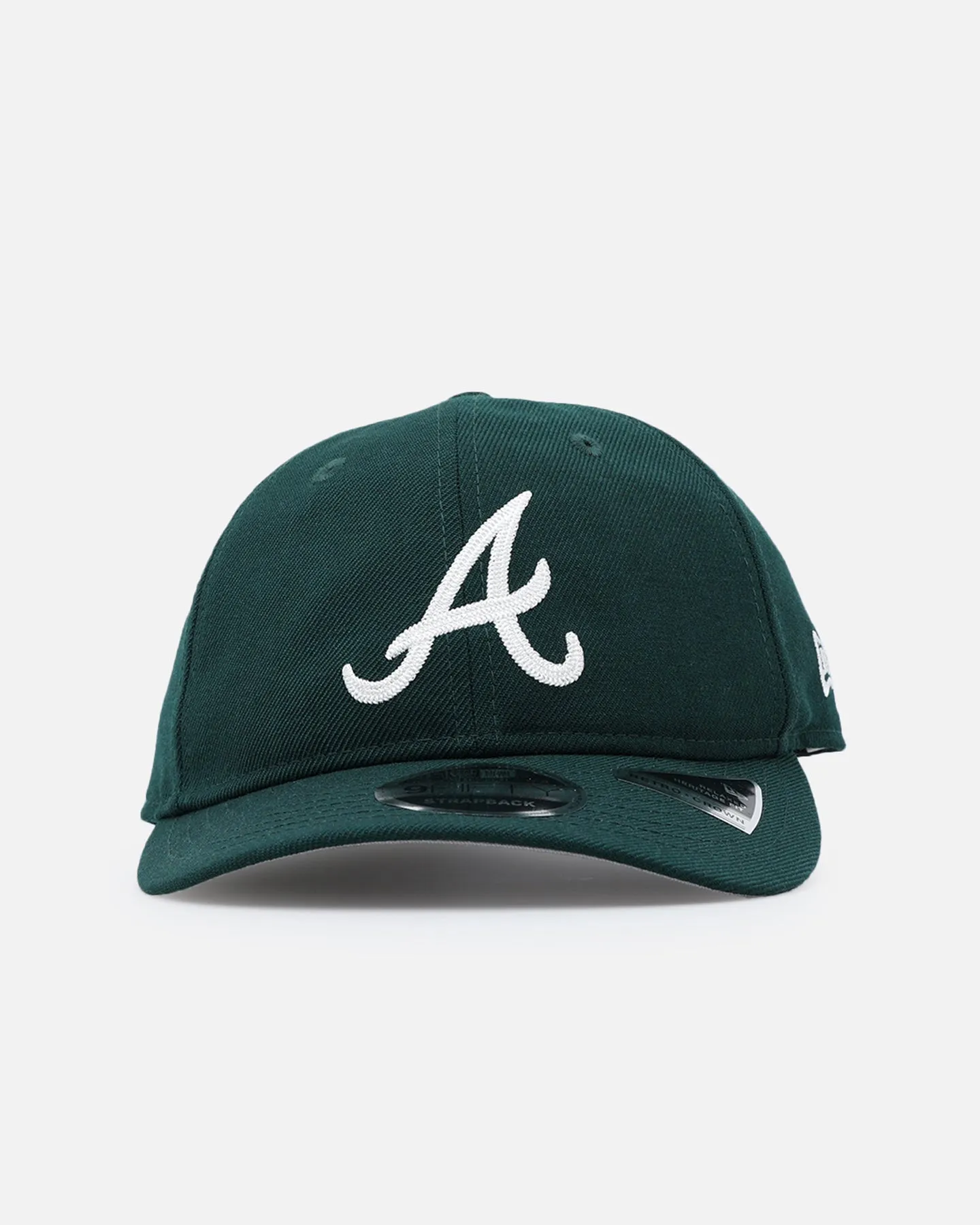 New Era Atlanta Braves 'Retro Crown Classic' 9FIFTY Retro Crown Strapback Dark Green