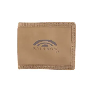 Rainbow Bi-fold Wallet w/Jacquard Webbing around the sides