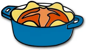 Sourdough Bread Lapel Enamel Pin